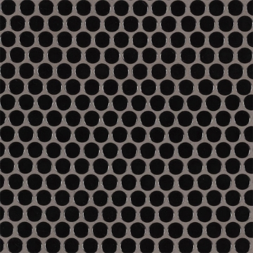 Picture of MS International - Penny Round Mosaic Black