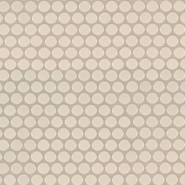 Picture of MS International - Penny Round Mosaic Almond