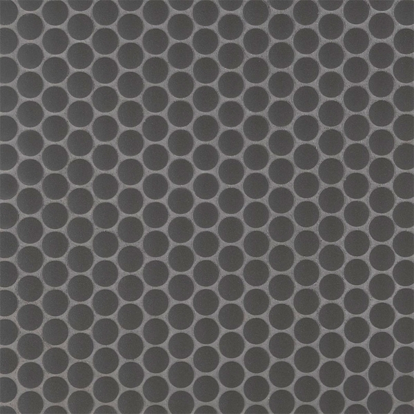 Picture of MS International - Penny Round Mosaic Nero Matte