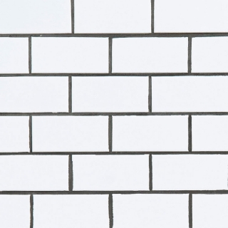Picture of MS International - Retro Mosaic Glossy White Brick 2x4