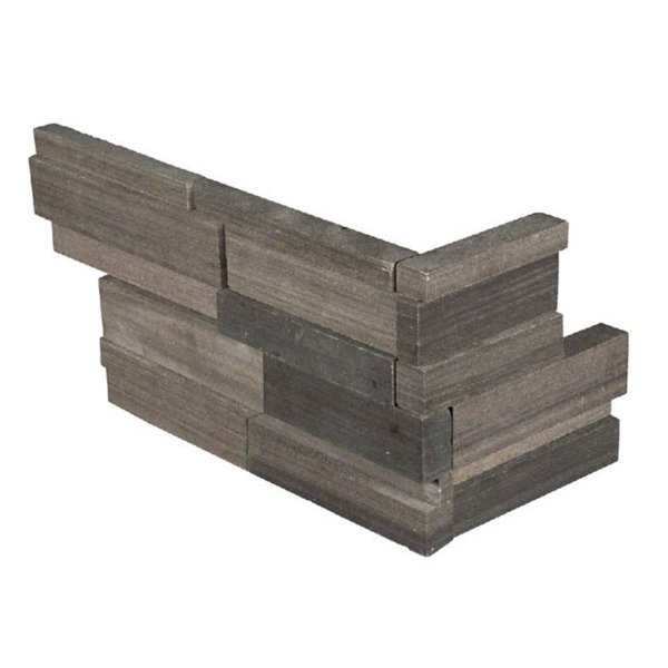 Picture of MS International - RockMount Stacked Stone L Corner 3D 6 X 12 x 6 Brown Wave