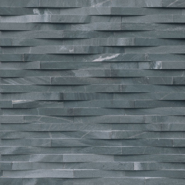 Picture of MS International - RockMount Stacked Stone L Corner 3D 6 X 12 x 6 Cosmic Black Wave