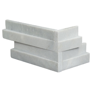 Picture of MS International - RockMount Stacked Stone L Corner 3D 6 X 12 x 6 Cosmic Gray Wave