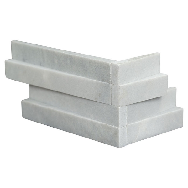 Picture of MS International - RockMount Stacked Stone L Corner 3D 6 X 12 x 6 Cosmic Gray Wave