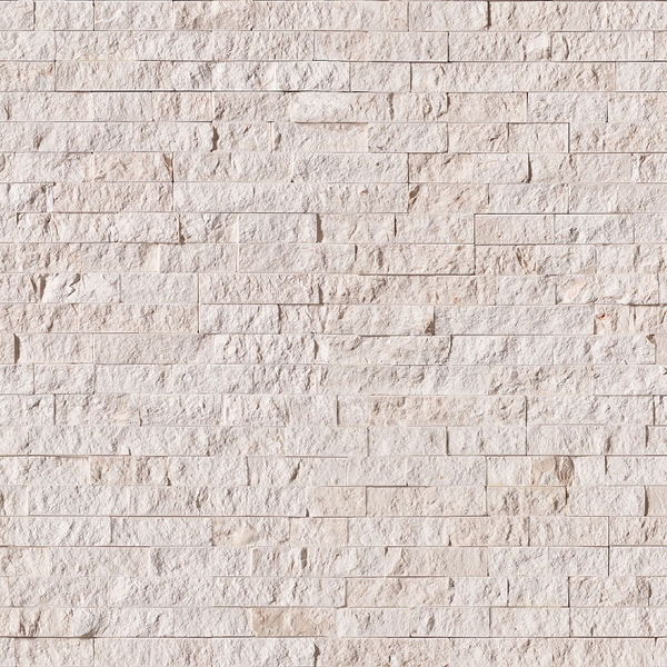 Picture of MS International - RockMount Stacked Stone L Corner 6 X 12 x 6 Mayra White
