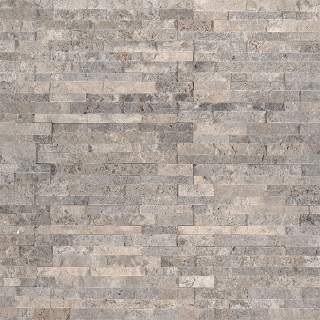 Picture of MS International - RockMount Stacked Stone M-Series Panels Silver Travertine
