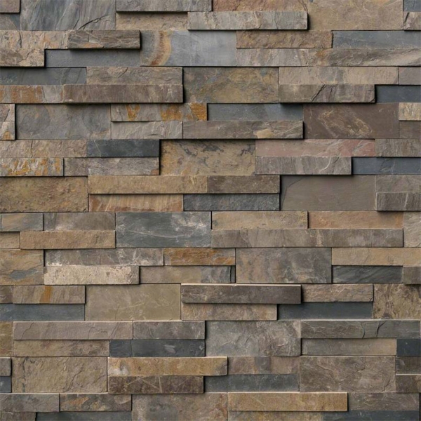 Picture of MS International - RockMount Stacked Stone Panels 6 X 24 Rustic Gold