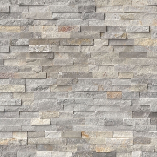 Picture of MS International - RockMount Stacked Stone Panels 6 X 24 Sunset Silver