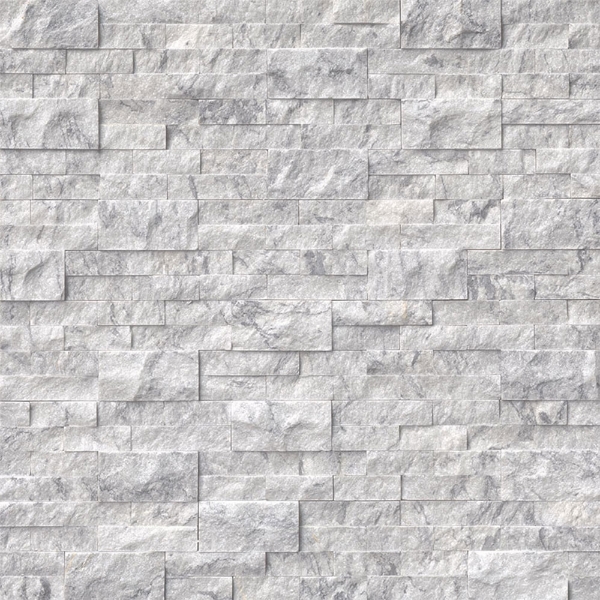 Picture of MS International - RockMount Stacked Stone Panels 6 X 24 Arabescato Carrara
