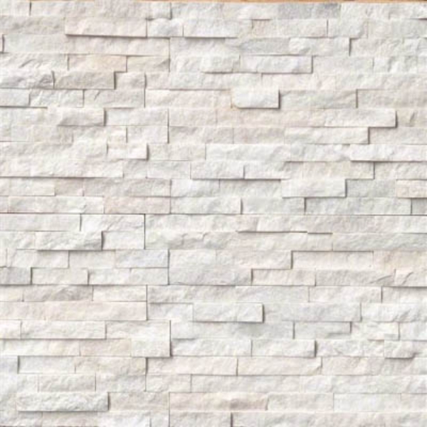 Picture of MS International - RockMount Stacked Stone Panels 6 X 24 Arctic White