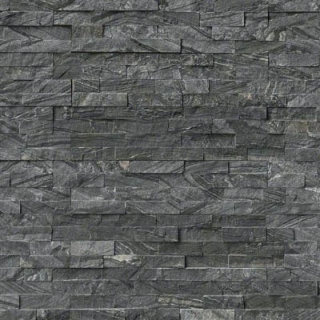 Picture of MS International - RockMount Stacked Stone Panels 6 X 24 Glacial Black