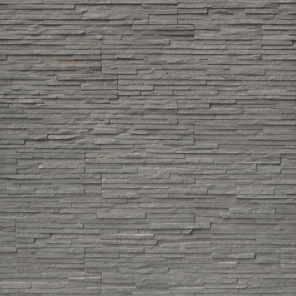 Picture of MS International - RockMount Stacked Stone Panels 6 X 24 Charcoal Pencil