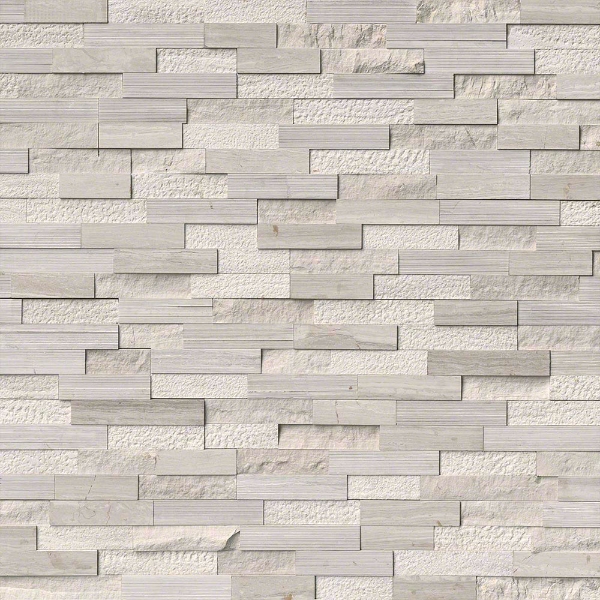Picture of MS International - RockMount Stacked Stone Panels 6 X 24 White Oak Multi Finish