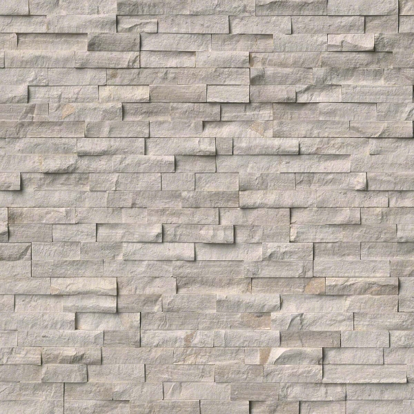 Picture of MS International - RockMount Stacked Stone Panels 6 X 24 White Oak Splitface
