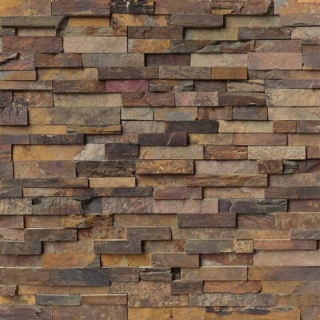 Picture of MS International - RockMount Stacked Stone Panels 6 X 24 California Gold