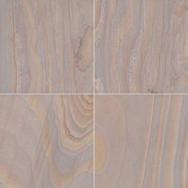 Picture of MS International - Slate and Quartzite 12 x 12 Gauged Rainbow Teak Sandstone