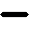 Picture of Roca - Block 2 x 10 Arrow Matte Negro
