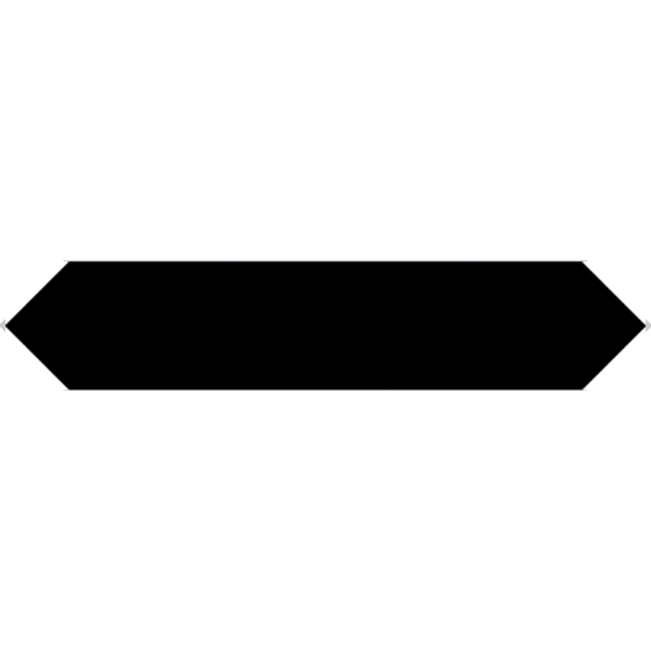Picture of Roca - Block 2 x 10 Arrow Matte Negro