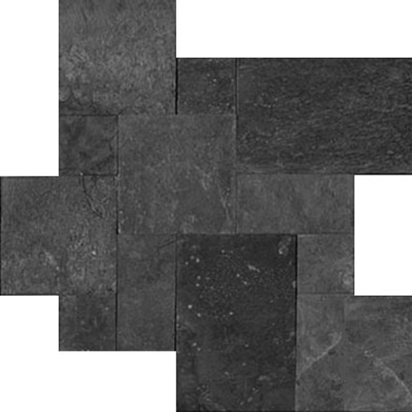 Picture of MS International - Slate and Quartzite Versailles Pattern Montauk Black