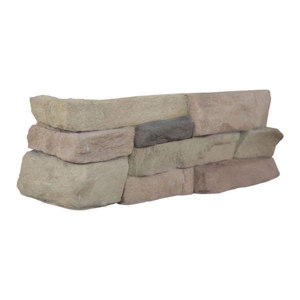 Picture of MS International - Terrado Manufactured Stacked Stone L Corners Peninsula Sand