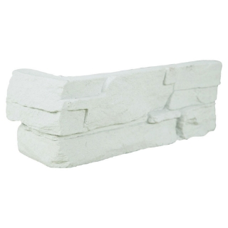 Picture of MS International - Terrado Manufactured Stacked Stone L Corners Copen Snow