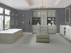 Picture of Roca - CC Mosaics Snow White Black Octagon