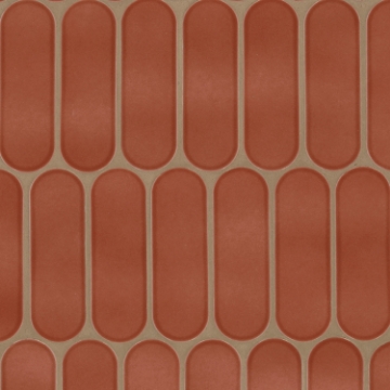 Picture of MS International - Glass Mosaic Other Terra Glossy Ellipse