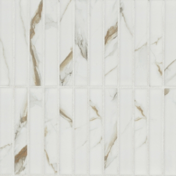 Picture of MS International - Glass Mosaic Other Calacatta Gold Matte