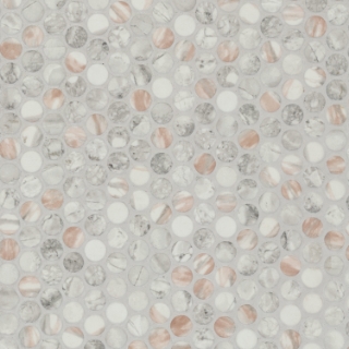 Picture of MS International - Glass Mosaic Other Briar Rosa Pennyround