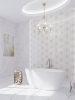 Picture of MiR Mosaic - Rockefeller Sunburst White