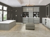 Picture of Roca - Rockart Metal Mosaics Nero Marquina Geo