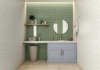 Picture of Roca - Rockart Metal Mosaics Carrara White Geo