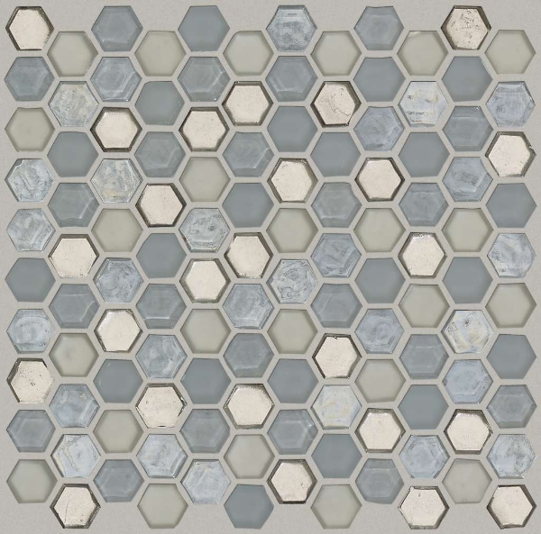 Picture of Shaw Floors - Molten Glass Hexagon Pewter