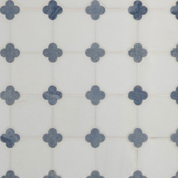 Picture of MS International - Marble Mosaics Geometrica Azula Floret