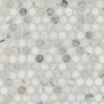 Picture of MS International - Marble Mosaics Other Polished Cloudland Round Pattern
