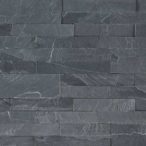 Picture of MS International - Stacked Stone Peel and Stick Mosaic Midnight Ash