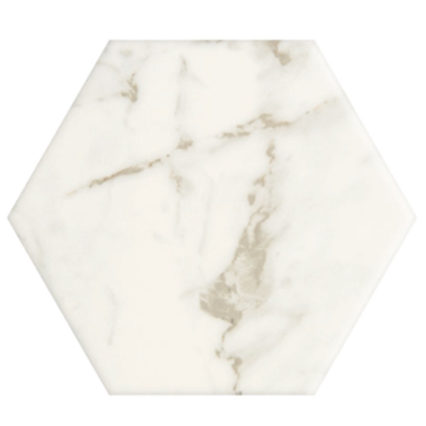 Picture of Marazzi - Marble Obsession Hexagon Tile Calacatta Gold DISCO