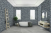 Picture of Happy Floors - Exotic Stone Hexagon Mosaic Lagoon Polished