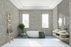 Picture of Happy Floors - Onyx Elongated Hexagon Mosaic Silver Polished