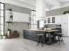 Picture of Happy Floors - Onyx Elongated Hexagon Mosaic Silver Polished