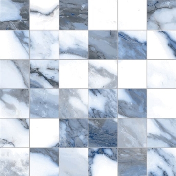 Picture of Happy Floors - Crash Mosaic Blue Natural