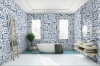 Picture of Happy Floors - Crash Basketweave Blue Polished