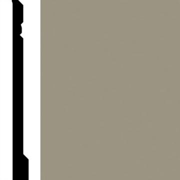 Picture of Burke - Edge Effects Iconic 4 1/4 Wall Base Carmine Gray