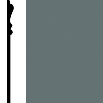 Picture of Burke - Edge Effects Elegance 6 Wall Base Gray Blue