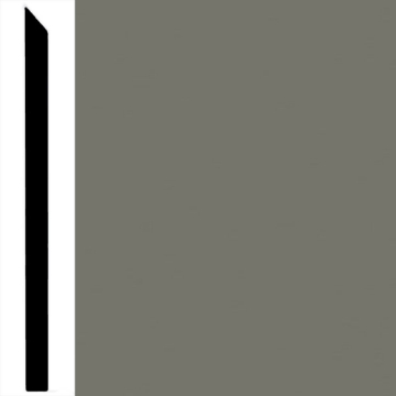 Picture of Burke - Edge Effects Simple 4 1/4 - 3/8 Thick Wall Base Moonbeam