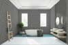 Picture of Happy Floors - Newton Hexagon Mosaic Graphite Natural
