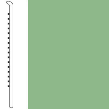 Picture of Roppe - 4 Inch 1/8 Vinyl No Toe Base Arugula