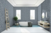 Picture of Happy Floors - Fossil Hexagon Mosaic Blue/Natural
