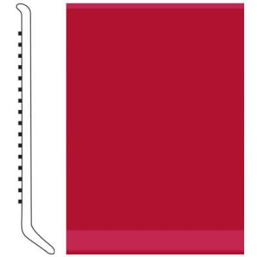 Picture of Roppe - 6 Inch 1/8 Vinyl Cove Base Red