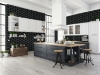 Picture of Happy Floors - Monochrome Hexagon Black
